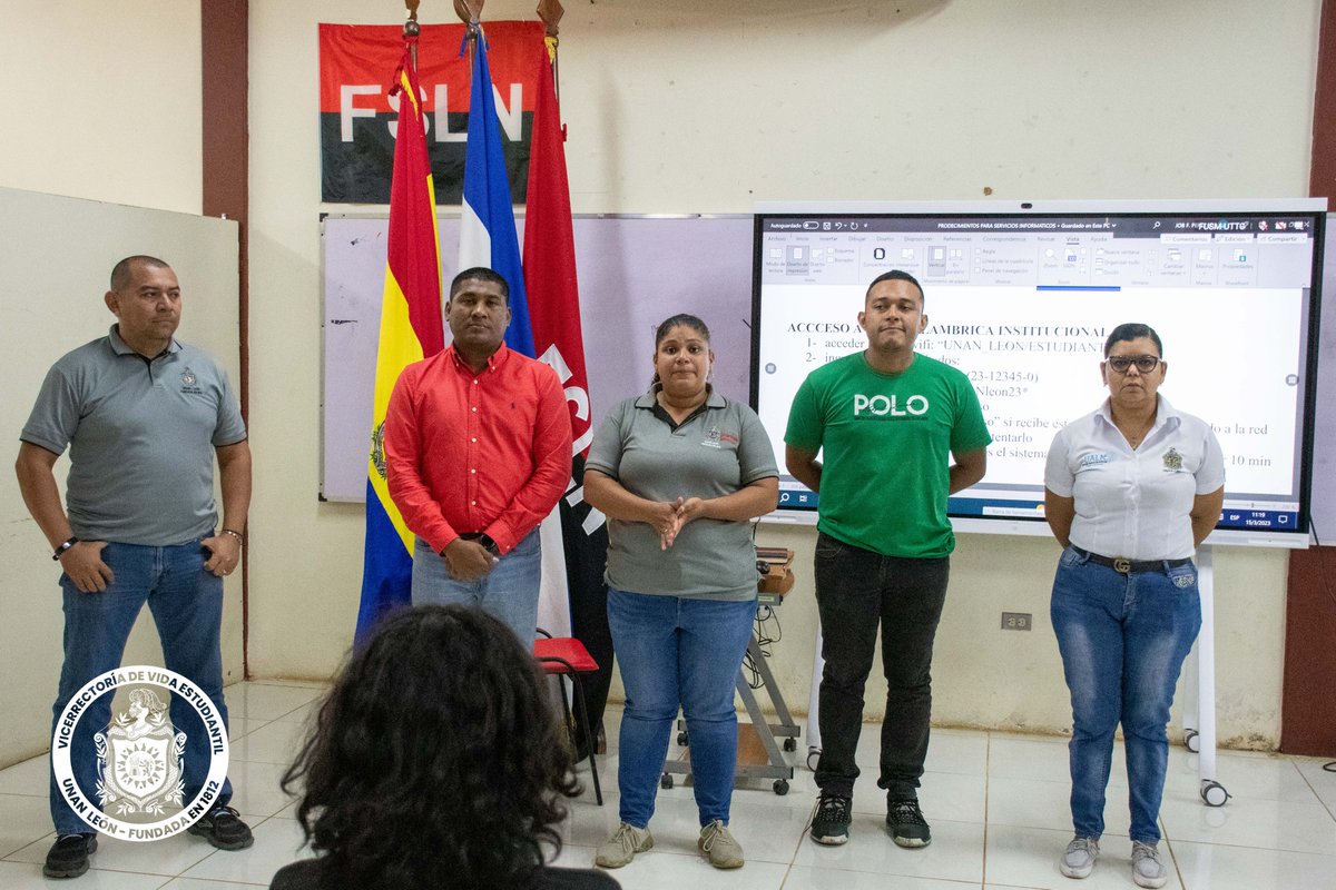 DAEunanleon's tweet photo. Capacitación de inducción sobre los Servicios Estudiantiles que ofrece nuestra Bicentenaria UNAN-León.

Dirigido a estudiantes de primer ingreso.

#VidaEstudiantil #AsesoríaAcadémica https://t.co/wKKvPts3cY