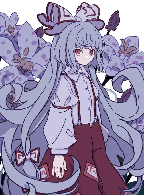 #深夜の真剣お絵描き60分一本勝負 妹紅 