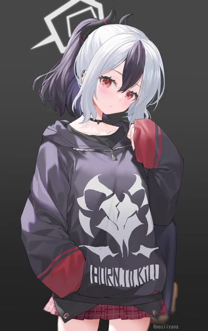 らくがきだけど誕生日なので推しのカヨコかいた! #ブルアカ 