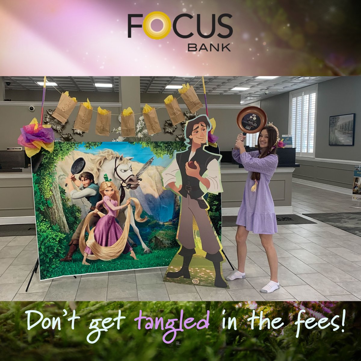 focusbank's tweet photo. Don't get tangled in the fees! Ask us about Really Free Checking &amp; a free gift! #focusbank https://t.co/KRg3EQka2U