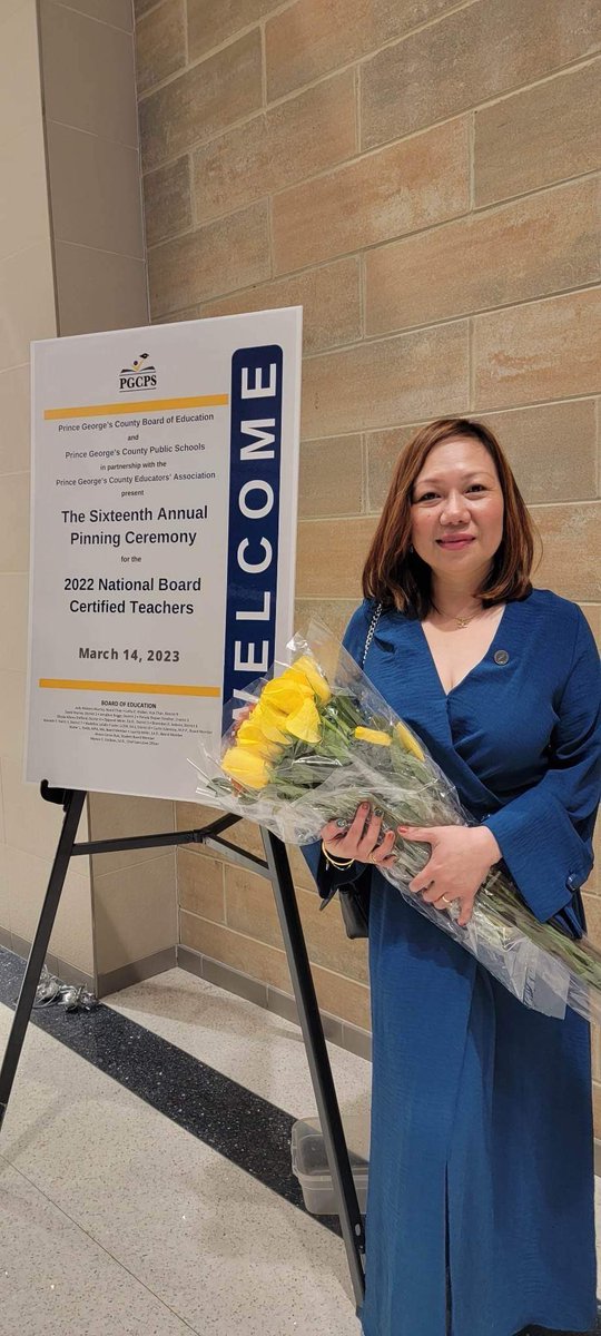 JMESCougarPRIDE's tweet photo. Please join us in offering a HUGE CONGRATULATIONS to our ESOL ILT @emilyvchavez as she was pinned during the PGCPS NBCT ceremony this week! We are so proud of you Ms. Chavez! ✨👏🏽🎉 https://t.co/NLOUC4CVP3