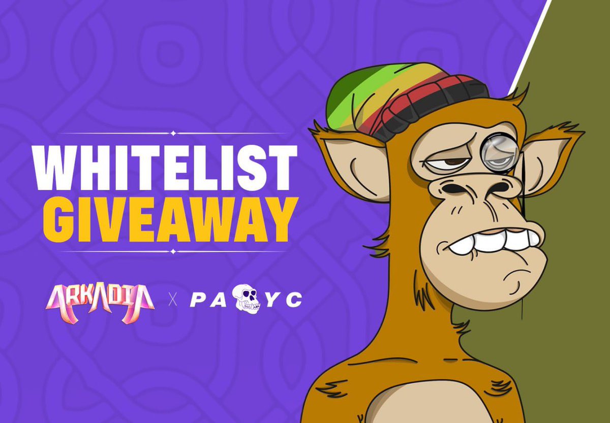0xPolygonApe's tweet image. 💜 COLLAB GIVEAWAY 💜

Polygon Ape YC x Arkadia

5 winners

Prizes;
💜 5 Arkadia WL

To Enter;
👉🏻 Like &amp;amp; RT
👉🏻 Follow @PolygonApeYC &amp;amp; @Arkadia_Park 
👉🏻 Drop address

⏳ 24 hrs

#PolygonNFTs