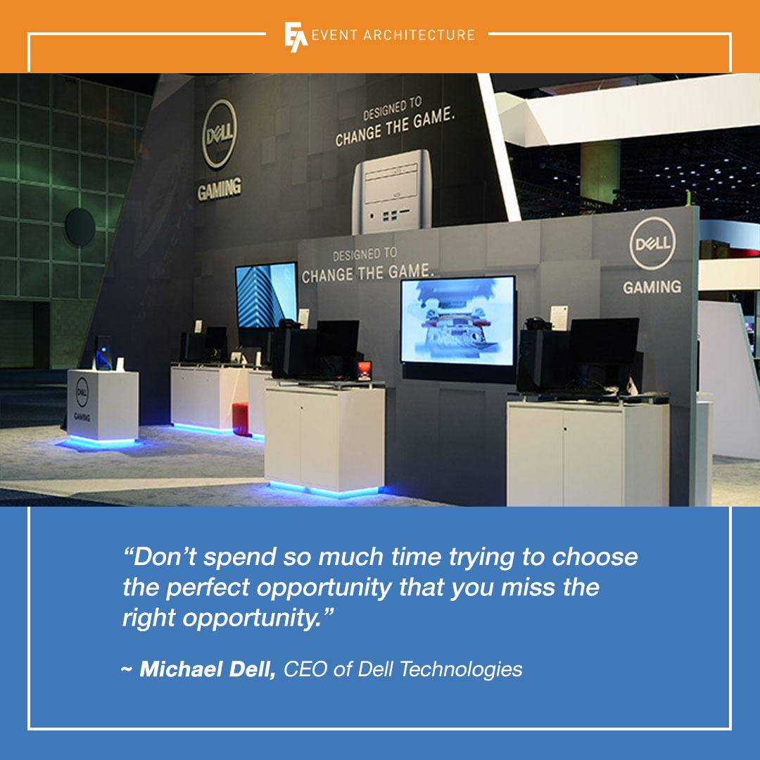 eventarchus's tweet image. No time to waste! 

#MichaelDell #delltechnologies #eventarchitecture