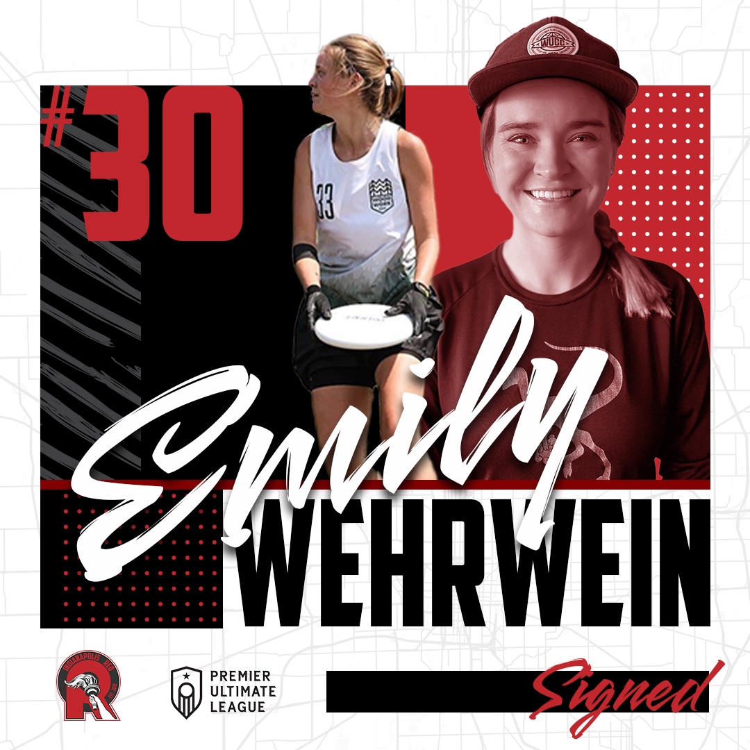 IndyRedUltimate's tweet photo. 🔥 SIGNED 🔥⁠
⁠
#30 Emily Wehrwein (she/her)⁠
😎 First Year on Red: 2023
✨ Position: Hybrid
🦓 Club Team: Chicago Stripes
⁠
#GetReddy x #LightTheFire https://t.co/B9tzOR5l9I
