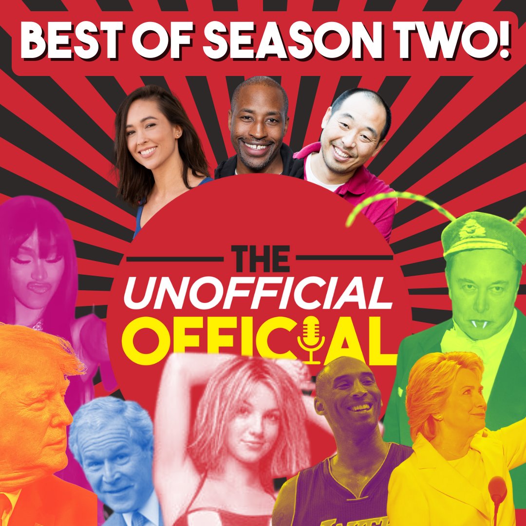 What a year! 

Season Two is over and we've collected some of our favorite moments for our comedy/conspiracy podcast. Take a listen and let us know if we missed one of yours!

Link in bio to find your favorite podcast platform. 

@ksakai1 <a href="/JenniferField/">Jennifer Field</a> <a href="/funnydp/">Dwayne perkins</a>