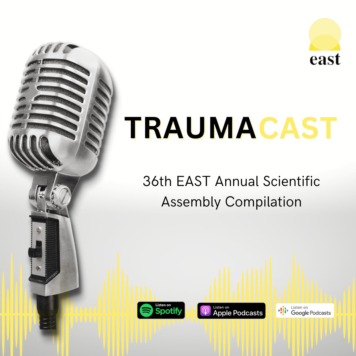 EAST (@east_trauma) on Twitter photo Get insider interviews w/ spkrs from the 36th EAST Annual Sci Assembly #EAST2023 w/ <a href="/jeremyhlevin/">Jeremy H Levin</a> <a href="/samtarras/">Samantha Tarras</a> <a href="/ldel302/">Lauren Dudas</a>, including past Pres Dr. Stein <a href="/SteinSister/">Sharon Stein's Little Sister (Deb Stein)</a> & current Pres Dr. Smith <a href="/DrJtrauma/">Jason Smith MD, PhD, MBA</a> & soooo many more!
bit.ly/42dI3m0
#EASTtrauma #surgtwitter #soMe4trauma Get insider interviews w/ spkrs from the 36th EAST Annual Sci Assembly #EAST2023 w/ <a href="/jeremyhlevin/">Jeremy H Levin</a> <a href="/samtarras/">Samantha Tarras</a> <a href="/ldel302/">Lauren Dudas</a>, including past Pres Dr. Stein <a href="/SteinSister/">Sharon Stein's Little Sister (Deb Stein)</a> & current Pres Dr. Smith <a href="/DrJtrauma/">Jason Smith MD, PhD, MBA</a> & soooo many more!
bit.ly/42dI3m0
#EASTtrauma #surgtwitter #soMe4trauma