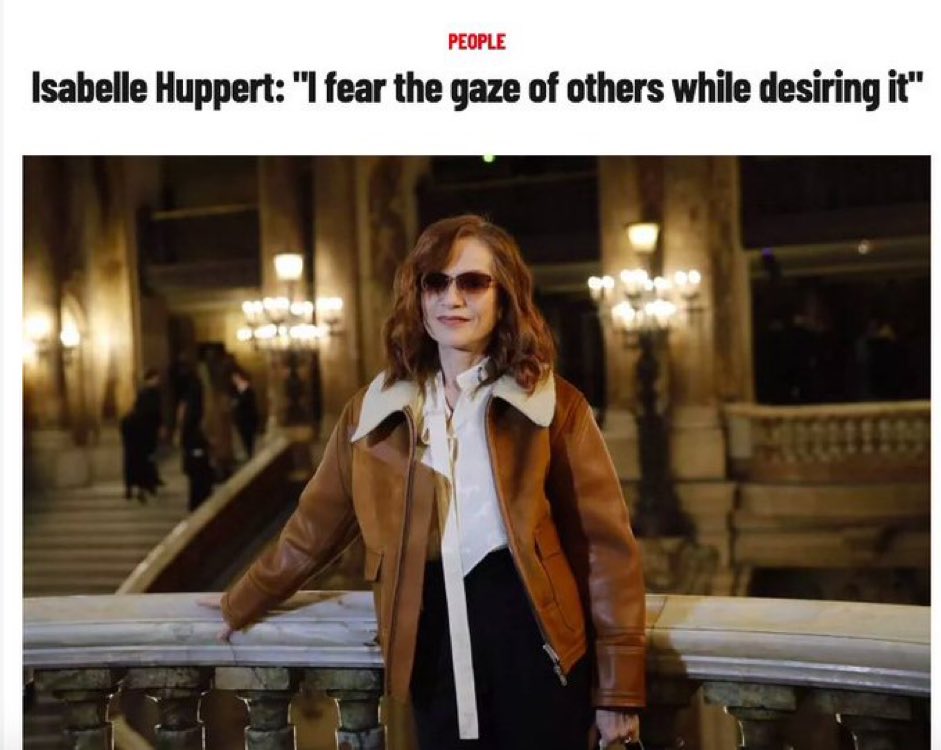 Happy 70th Birthday to Isabelle Huppert, the mother of France. 