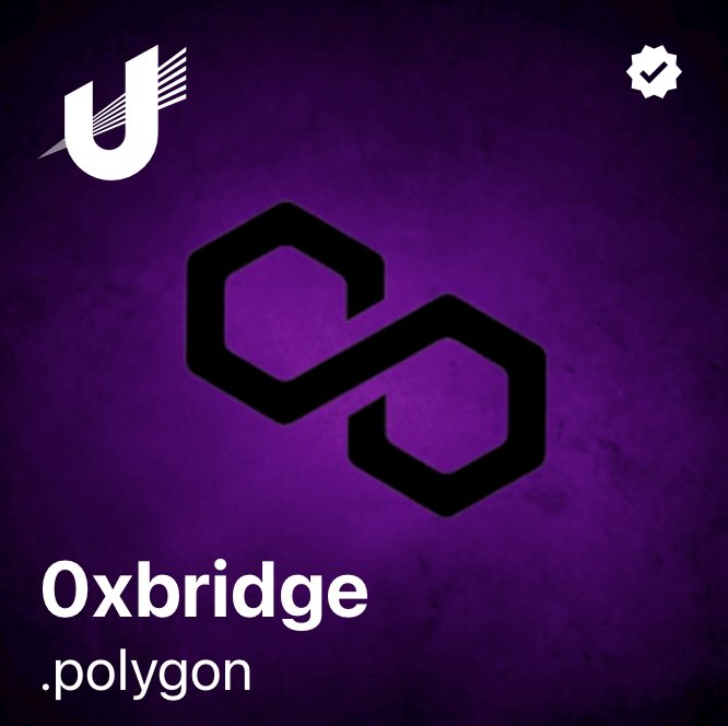 DigitalID_'s tweet photo. 0xBridge.polygon
Web3 Domain for Sale on @opensea
👉 https://t.co/KfN1Vwcr2D @0xPolygon #0x #0xpolygon #polygon #PolygonCommunity #polygonbridge #bridgeassets #web3 #web3domains #crypto #udfam #UnstoppableDomains #bridgecurrency #defi #cryptomarket #domain #DomainNameForSale https://t.co/lFNiCY3ILk