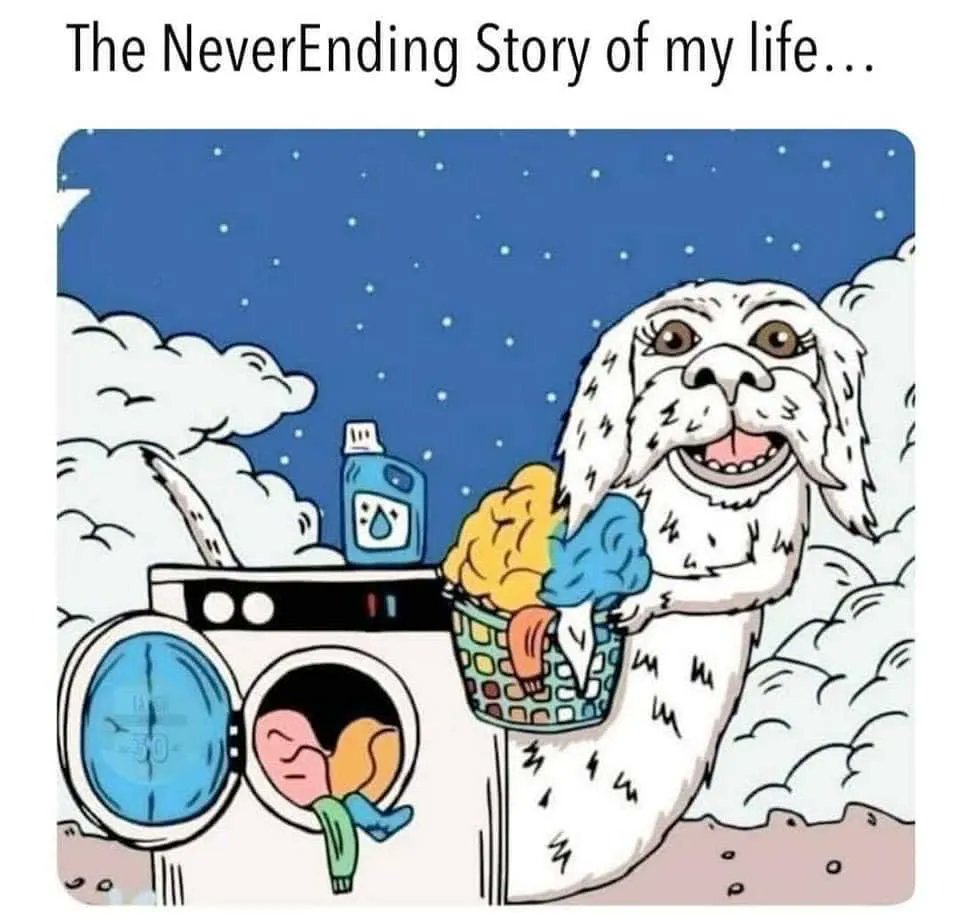 PinotsGilbert's tweet image. So much laundry!!