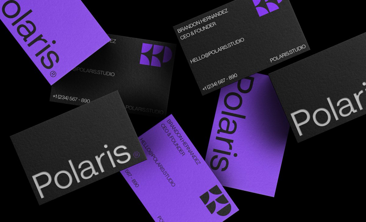 Luis_Vask's tweet photo. Polaris Studio® Brand Identity https://t.co/YBeEmlIYV0