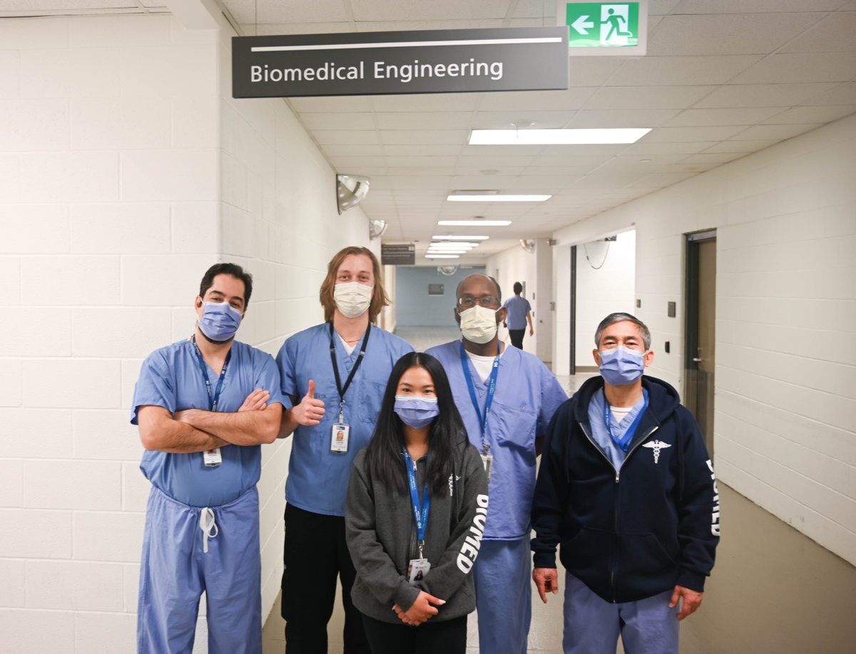 HRHealth_'s tweet photo. The team of biomedical engineering technologists at Humber perform a vital role in the support of patient care across all sites. They ensure that the equipment is safe for use and ready for care, which is vital to enhancing the patient experience at Humber. #EngineeringMonth https://t.co/GOmEGKirQP