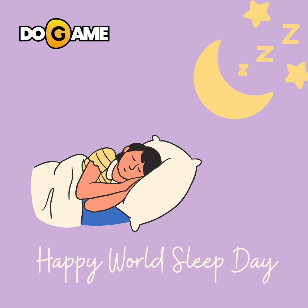 Attention all gamers! It's #WorldSleepDay, the one day of the year when it's actually cool to be caught napping. So switch off those screens, tuck yourself in, and dream of the next boss battle you'll conquer tomorrow! 😴🎮 #gaming #sleepisimportant #wellness