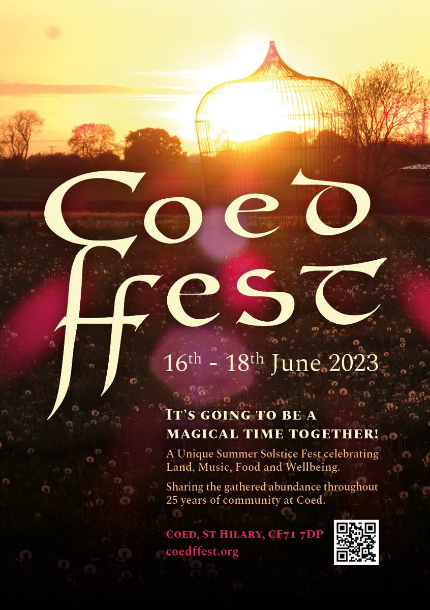 Land based festival at Coed rural Art Space. 16th-18th June. Please visit Coedffest.org for more info.