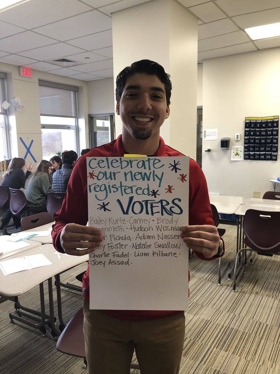 RR_SpiritClub's tweet photo. Three new registered voters today. Way to go Charlie, Liam and Joey. https://t.co/vySxBqPjEH