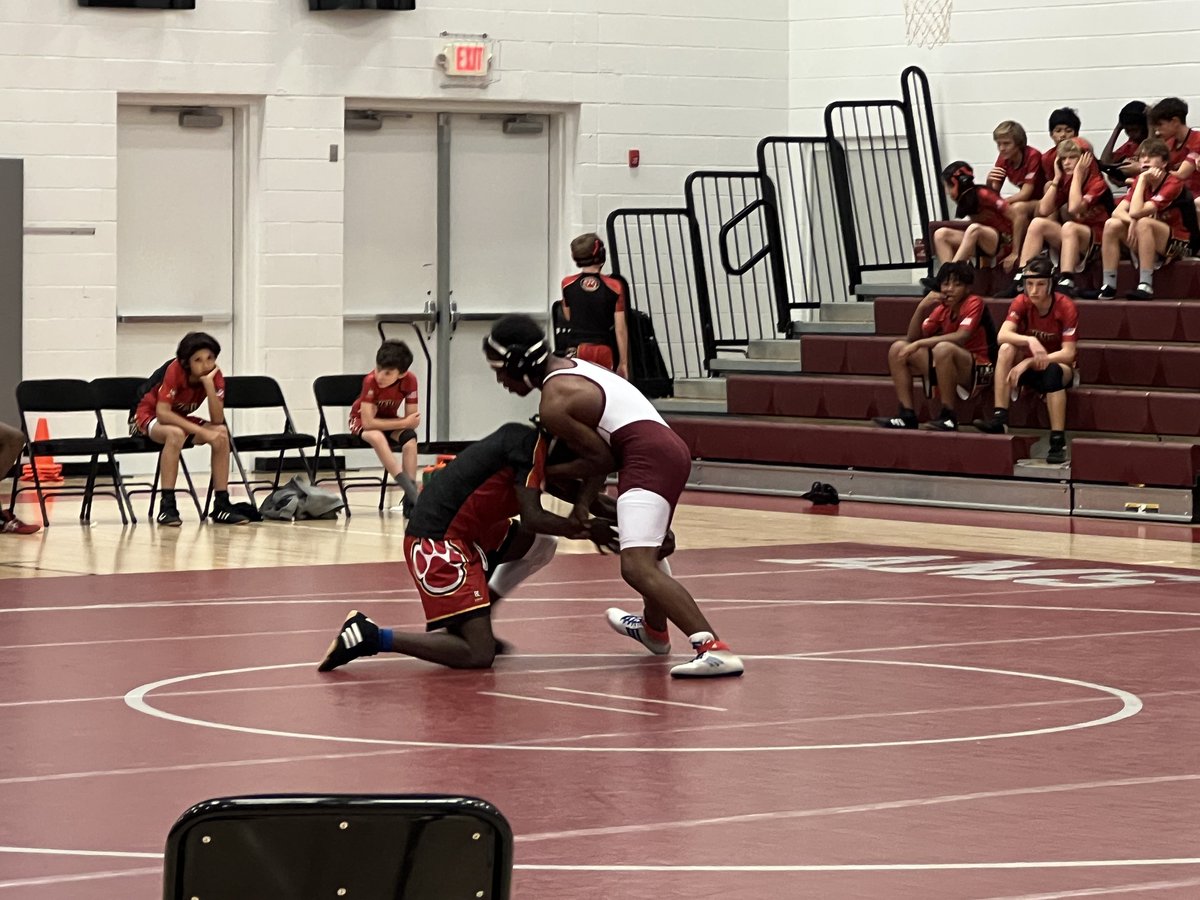 AVLCitySchools's tweet photo. A huge congratulations to our middle school wrestling team for placing 1st in the French Broad Conference Tournament after an undefeated 2022-2023 season!

Coach O said, "I could not have asked for a better group of hard-working, disciplined, and coachable young men." 

-Asheville Middle School 
-Montford North Star Academy 
#ACSCougarPride