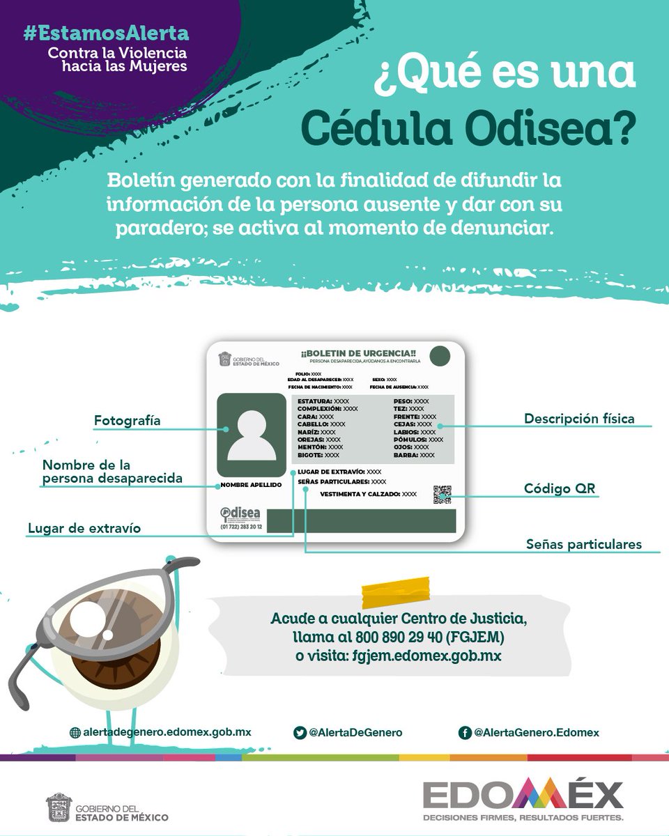 AlertaDeGenero's tweet photo. La Célula Odisea es una herramienta fundamental de difusión para dar con el paradero de una persona ausente.
Recuerda que no necesitas esperar 72 horas para realizar el reporte.
#AlertasDeGenero https://t.co/BiRgTjVHht