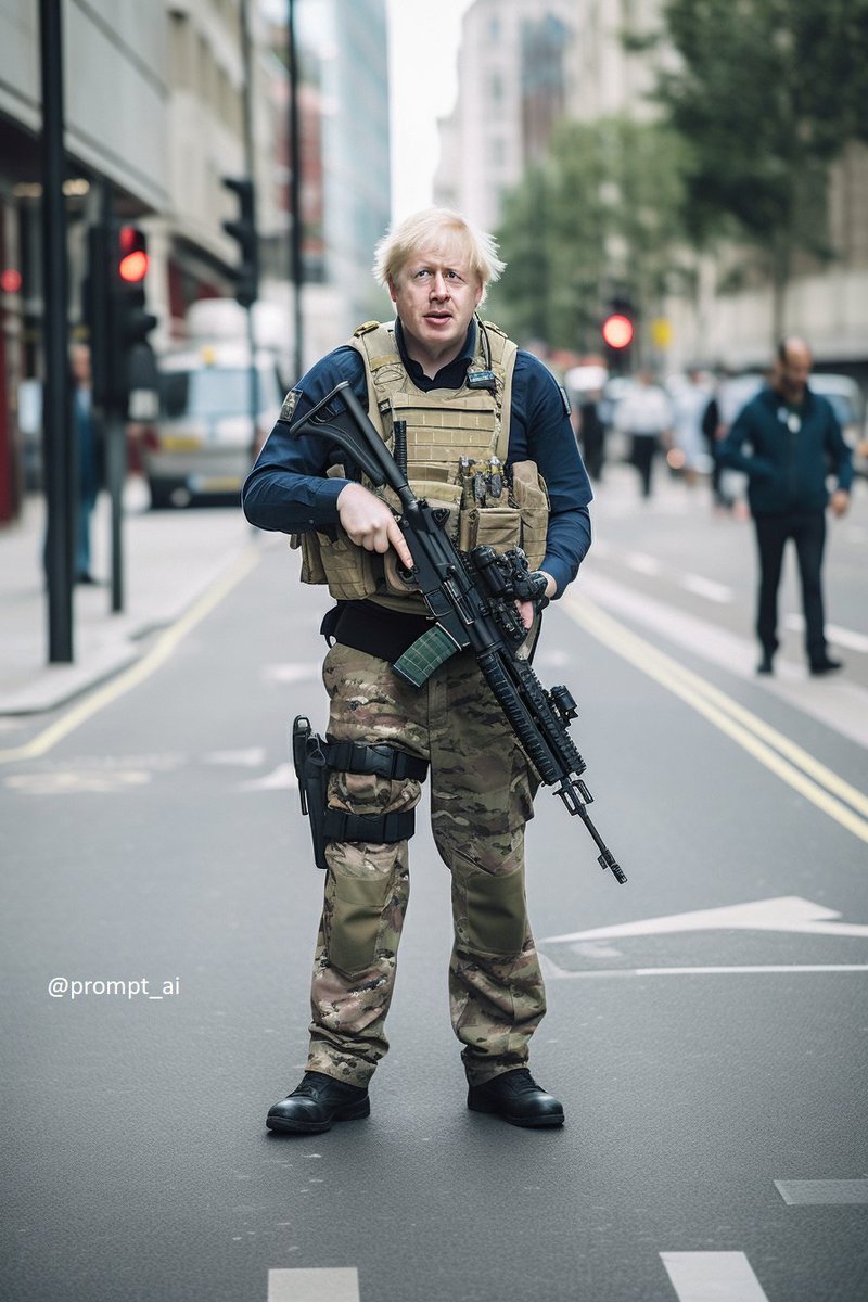 prompt_ai's tweet photo. Boris spotted in London trying out a new profession.
#BorisJohnson #Boris #Tories #Budget2023 https://t.co/pUToiikuT3