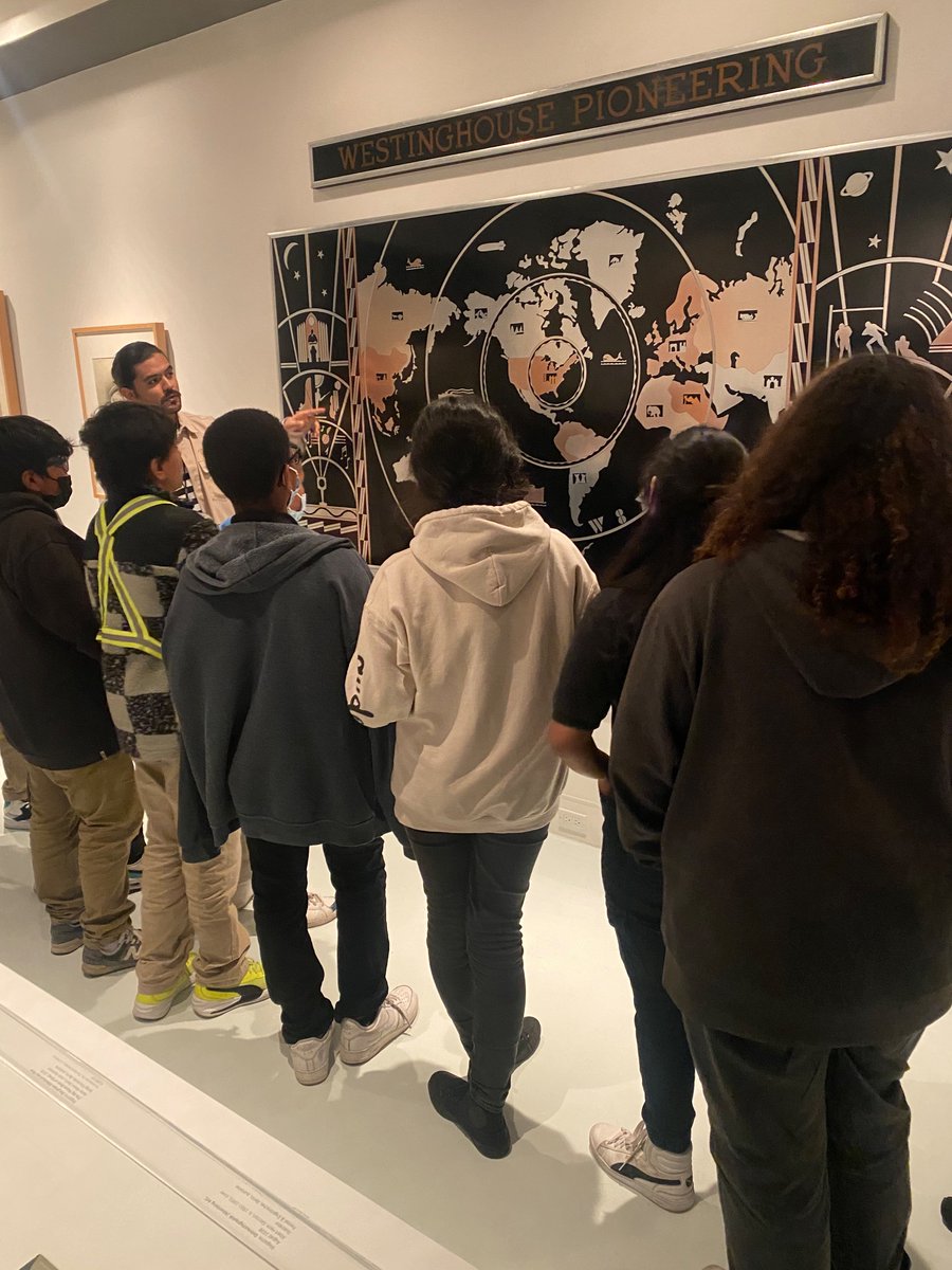 chrissy_lenard's tweet photo. West Homestead K8 students visiting FIU- Wolfsonia Museum.
#BuildingCircuits
#HandsOnMindsOn
#InFieldLearning https://t.co/Xm2hR1Uj38