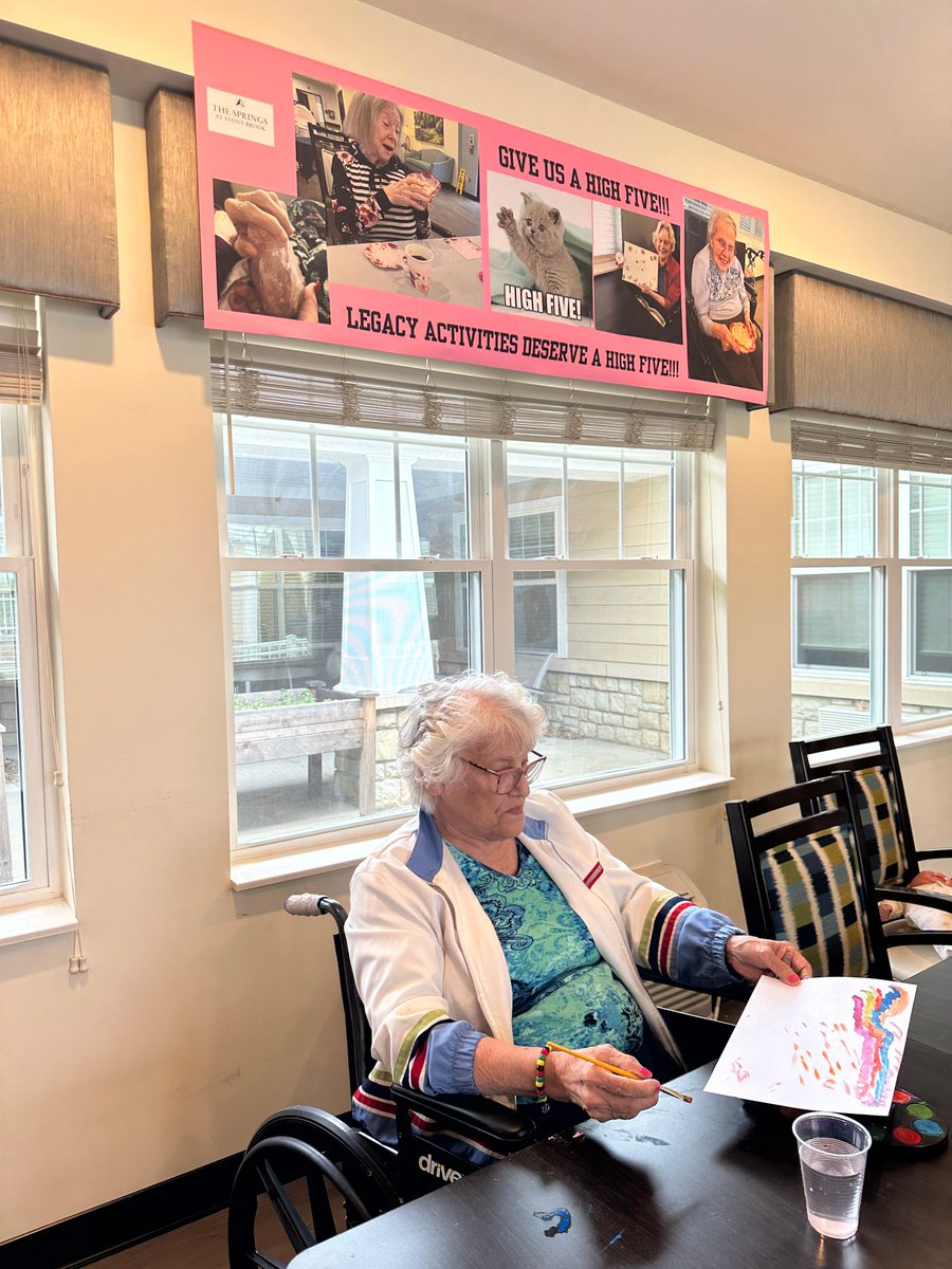 S_StonyBrook's tweet photo. A few of our Legacy Lane residents like to get a little artsy, so we did some water coloring, and they loved it. π¨ ποΈ If you're here visiting, be sure to keep an eye out for their masterpieces hanging up.
#WhatsHappeningAtStonyBrook #LifeAtTheSprings #LegacyLaneFun https://t.co/5BniwzbyWu