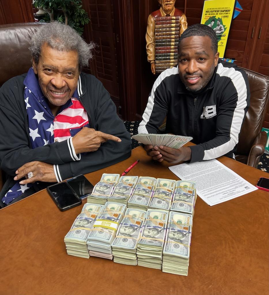 boxingscene's tweet image. Adrien Broner, Don King Come Together.