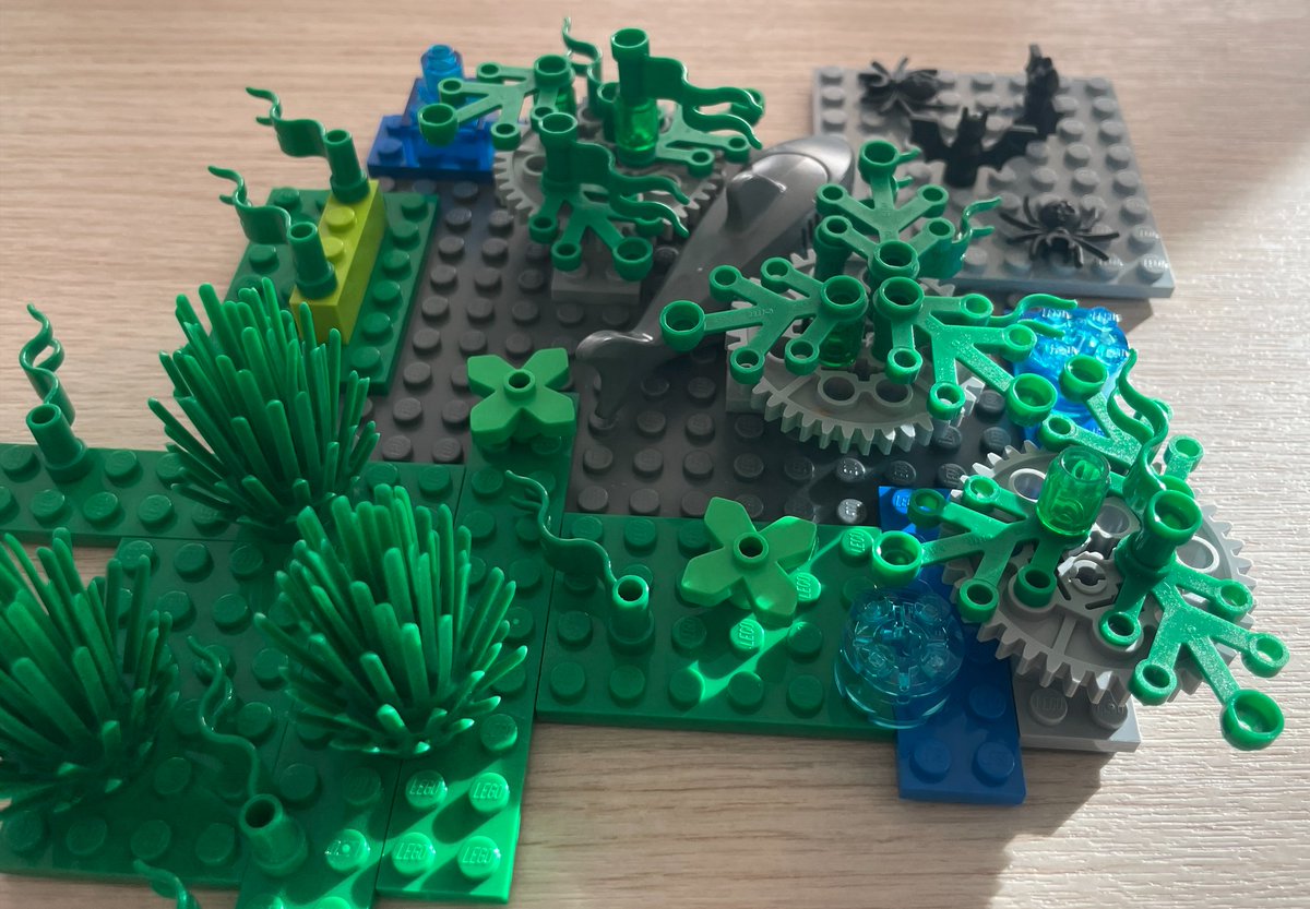 #Marinerestoration doesn't need to be complicated - in fact it can be fun! Check out this use of #LEGO  to illustrate how artificial reefs may promote the presence of sea urchin predators to restore #kelp forests. 

#legoseriousplay #climarest #eumissions #horizonEU  <a href="/LEGO_Group/">LEGO</a>