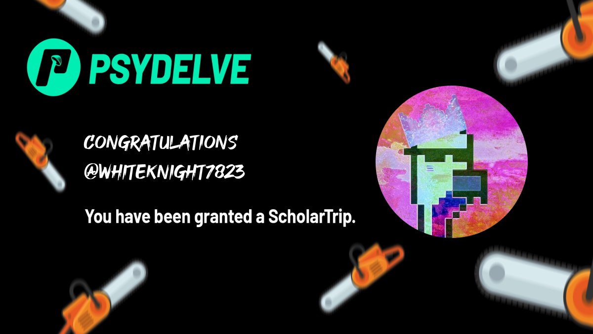 Welcome <a href="/whiteknight7823/">White Knight</a>.

Your application for <a href="/psydelve/">Psydelve</a> has been accepted.
