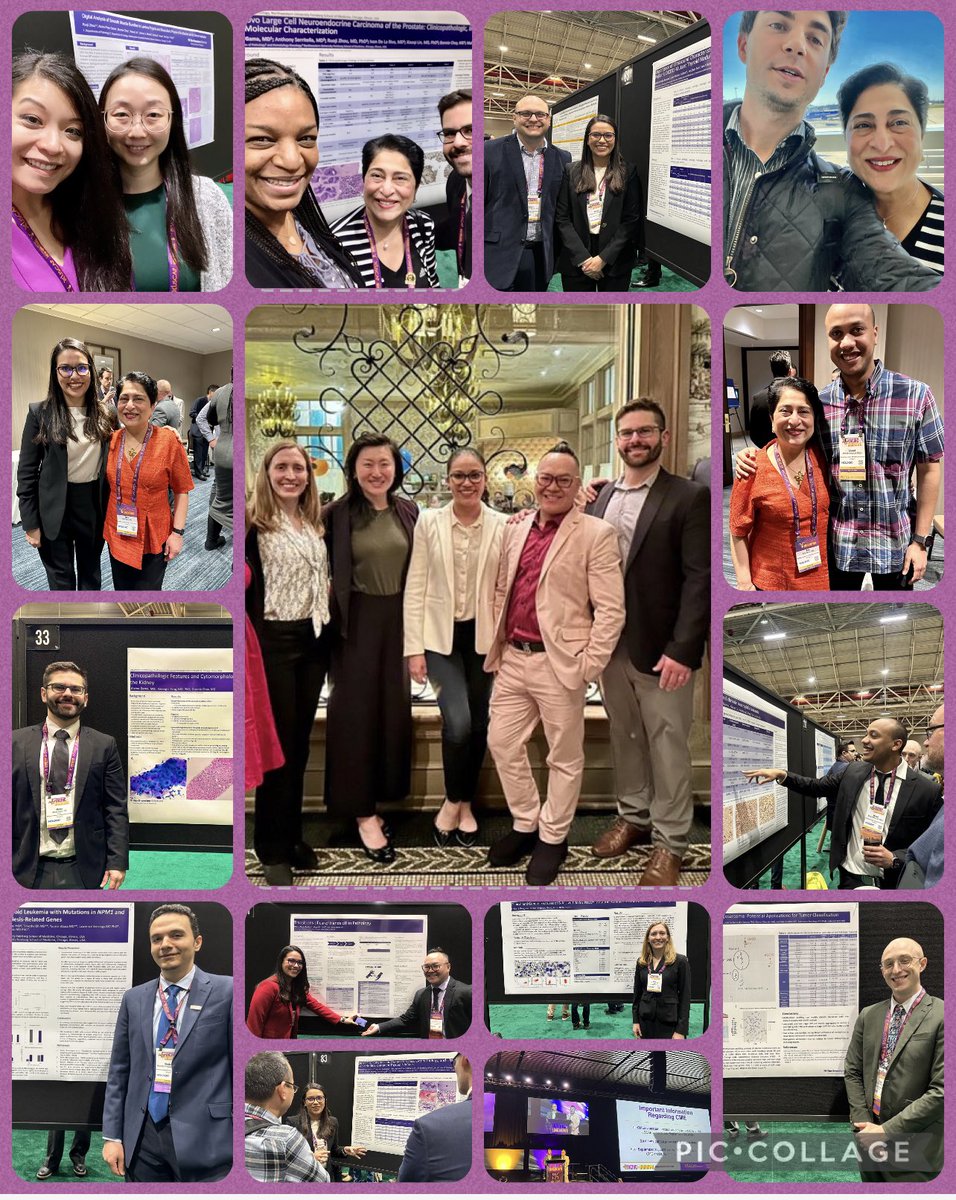 Purple pride!  <a href="/NU_Pathology/">Northwestern Pathology</a> trainees and faculty rocking it <a href="/TheUSCAP/">USCAP</a>  #USCAP2023