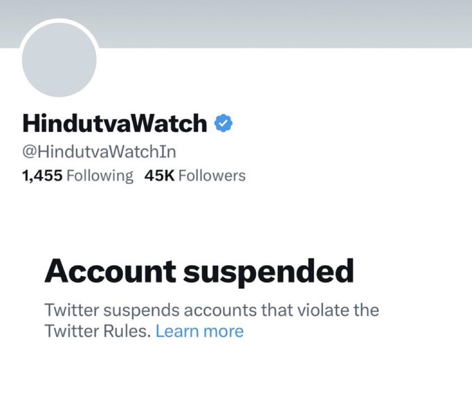 A handle that brings to public attention crimes against society by right wing groups is suspended by @Twitter. This is censorship and should be undone. @TwitterSupport