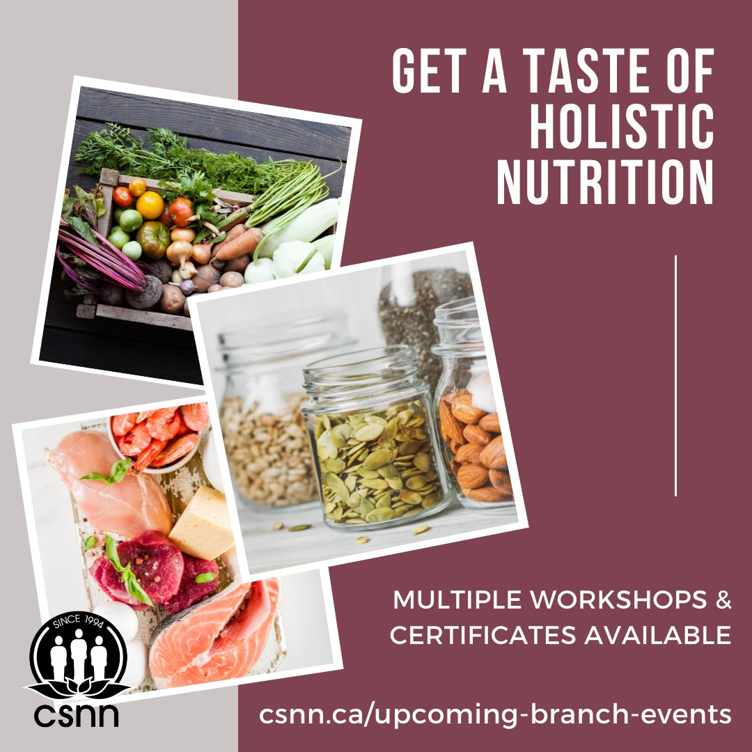 Are you interested in learning about different #cooking methods, #delicious and #healthy #recipes, and how to get the most out of your food? #Cook along with us with our Holistic Culinary #Certificate workshops! Learn more about upcoming #workshops: csnn.ca/upcoming-branc…