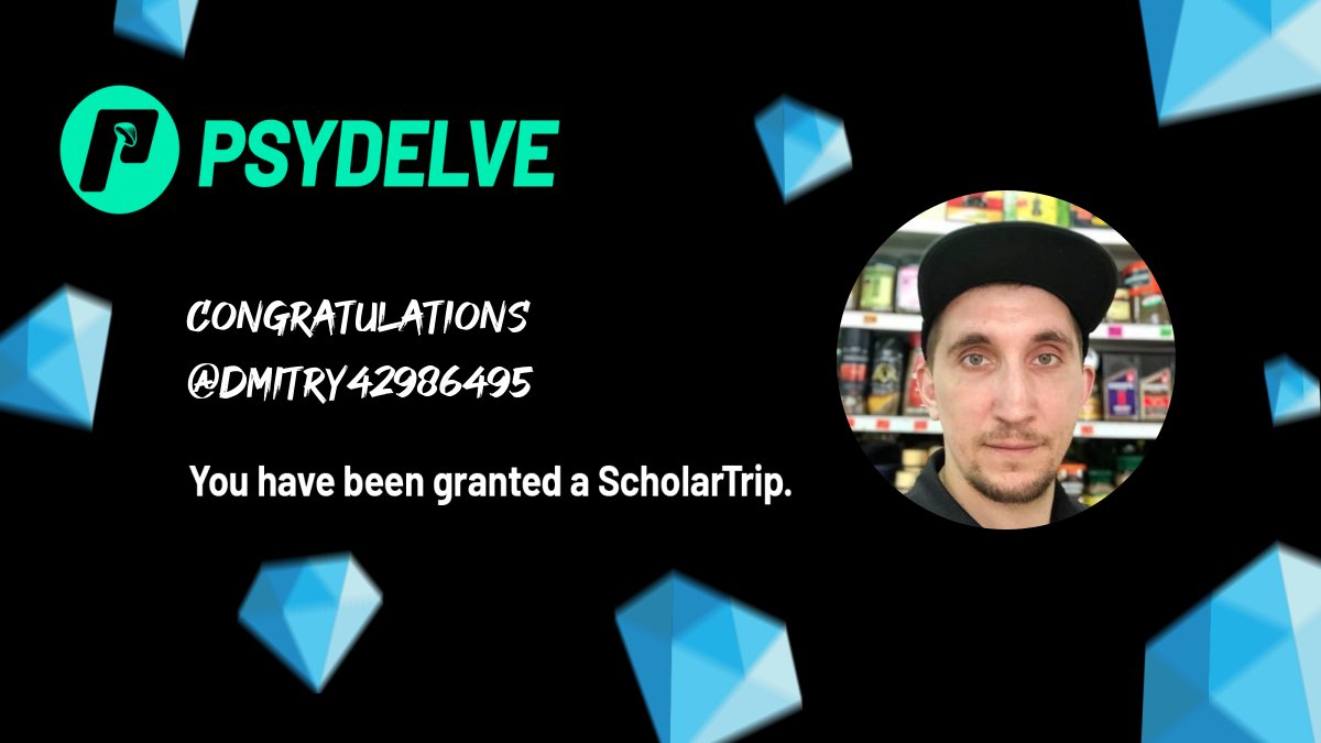 Welcome @Dmitry42986495.

Your application for <a href="/psydelve/">Psydelve</a> has been accepted.