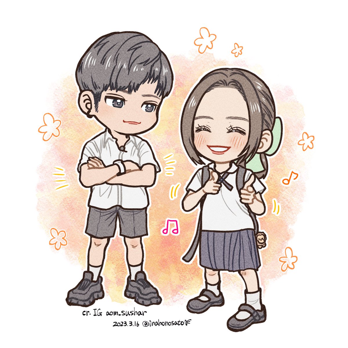 🎶💃🏽🎶💕
おふたりともかわいい🥹💘

cr.IG Reel aom_sushar
#AomSushar #SingtoPrachaya