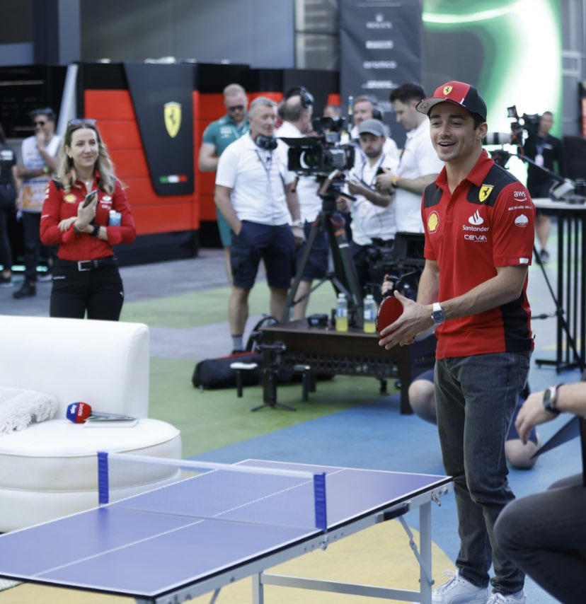 f1 aesthetics on Twitter "table tennis. 🏓"