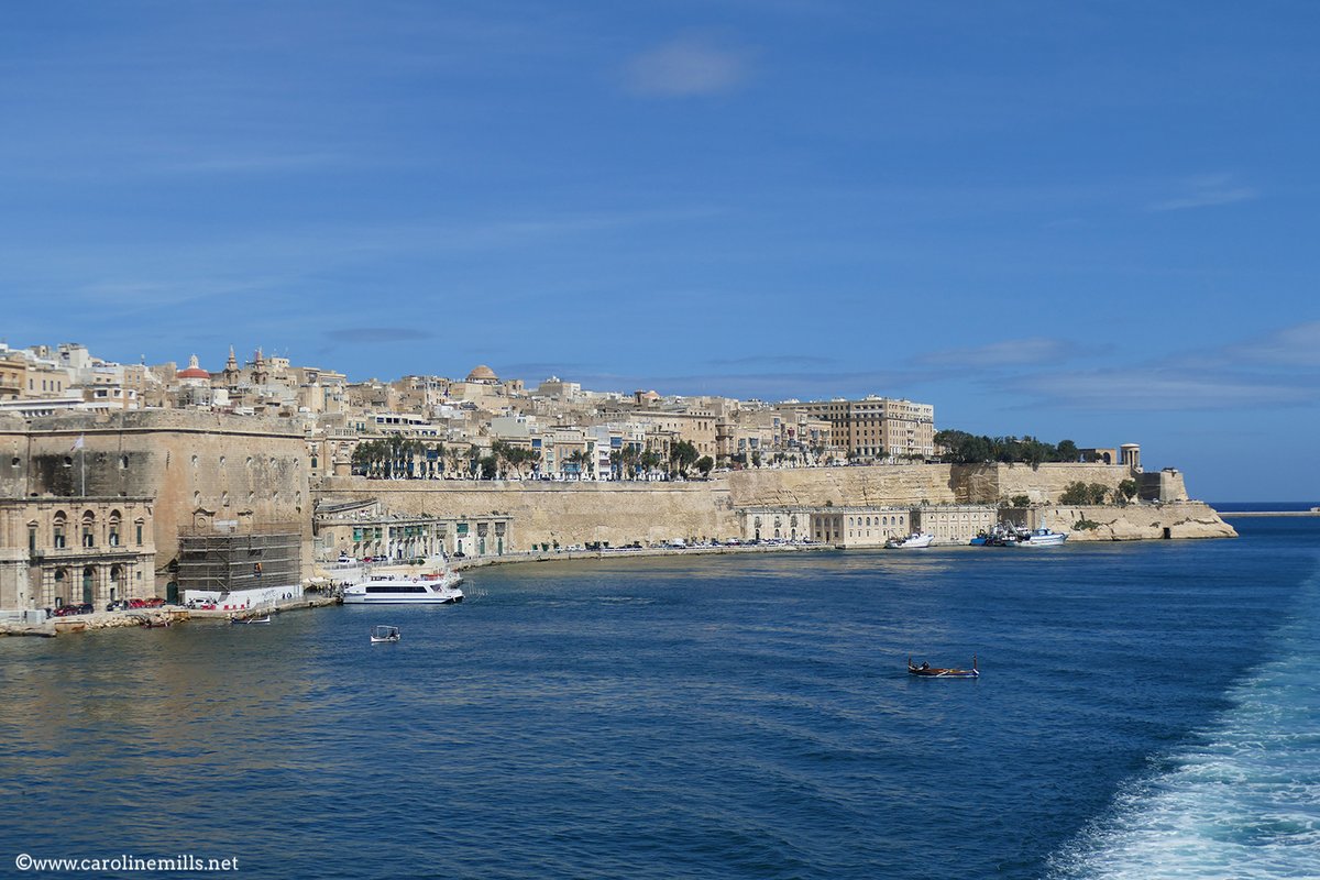 CarolineMills99's tweet photo. No disrespect to arriving in @VisitMaltaUK by air, but... what an incredible arrival in #Valletta. On board @VirtuFerries. The final leg of my 2000-mile #solotravel #camping #roadTrip from the UK to #BGTWMalta (not forgetting the return trip to do!). @TravWriters #MoreToExplore https://t.co/gRQg9tLBuQ
