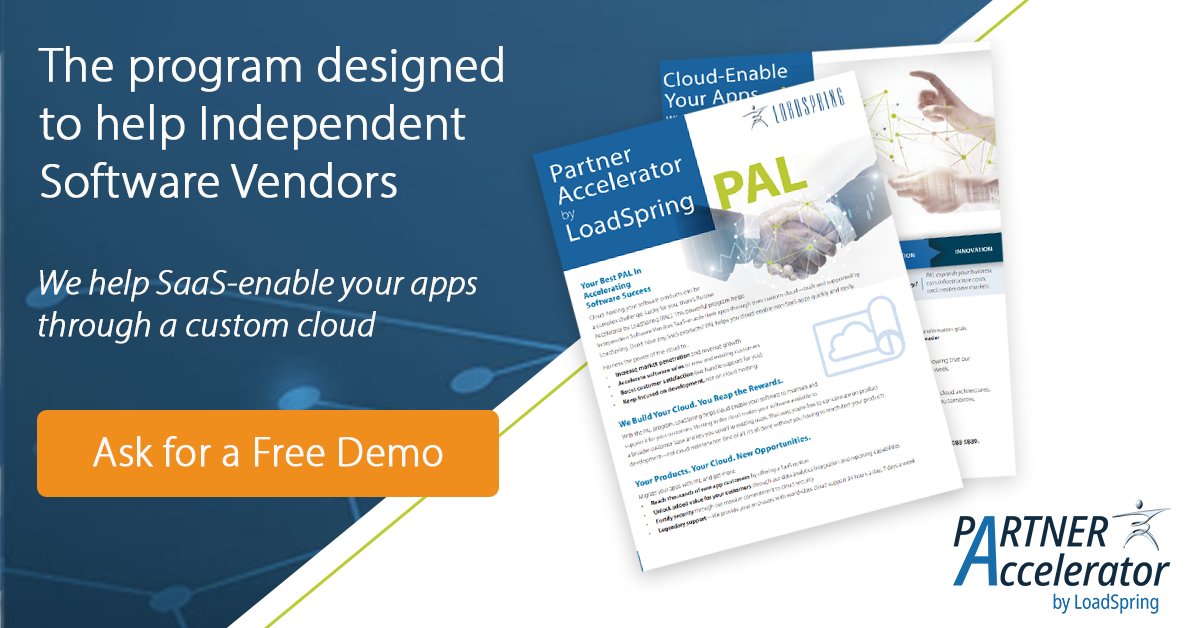 LoadSpring's tweet photo. Level up with PAL! This powerful program helps Independent Software Vendors #SaaS enable their apps through their custom cloud—built and supported by #LoadSpring. 

We build your cloud. You reap the rewards. Why wait? Let's get started today: https://t.co/ijkDpK0HKI https://t.co/mARNHAXHif