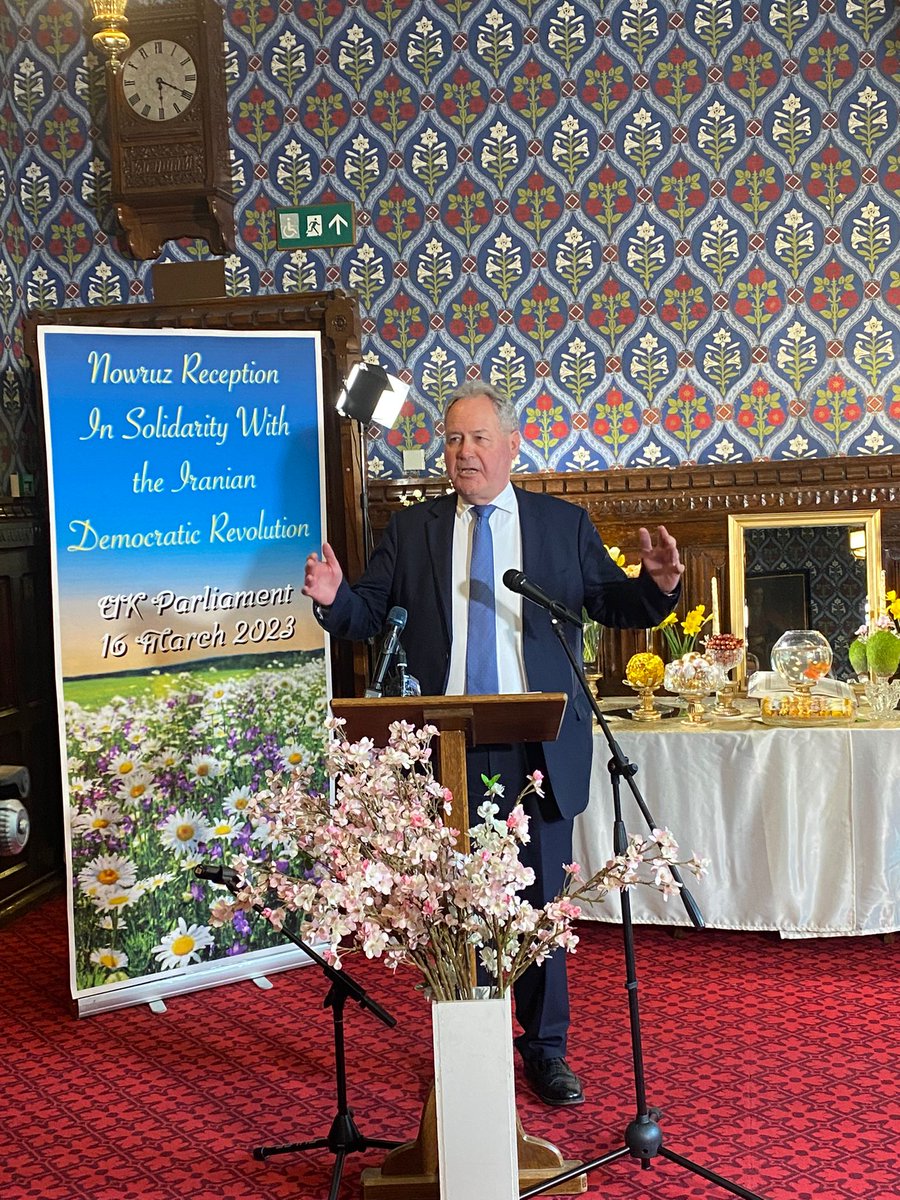 It was great to celebrate Nowruz, the Iranian New Year today. I was joined by many colleagues from Parliament and the NCRI. I hope that next year we can celebrate this occasion in a free, democratic Iran! 🇮🇷