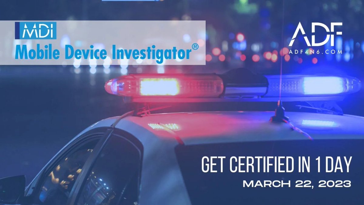 ForensicFocus's tweet photo. ADF Solutions Offers Complimentary Mobile Forensics Training On March 22nd #DFIR #ADFSolutions https://t.co/fAI5xoEsWk https://t.co/Gt3pqrwXI3