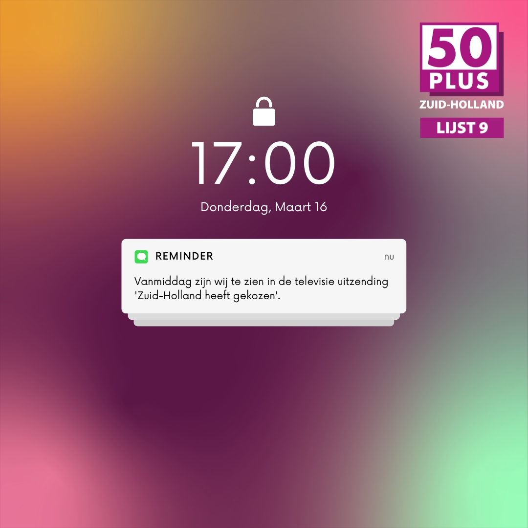 Vanmiddag is Ellen Verkoelen te zien op TV West en TV Rijnmond in 'Zuid-Holland heeft gekozen'