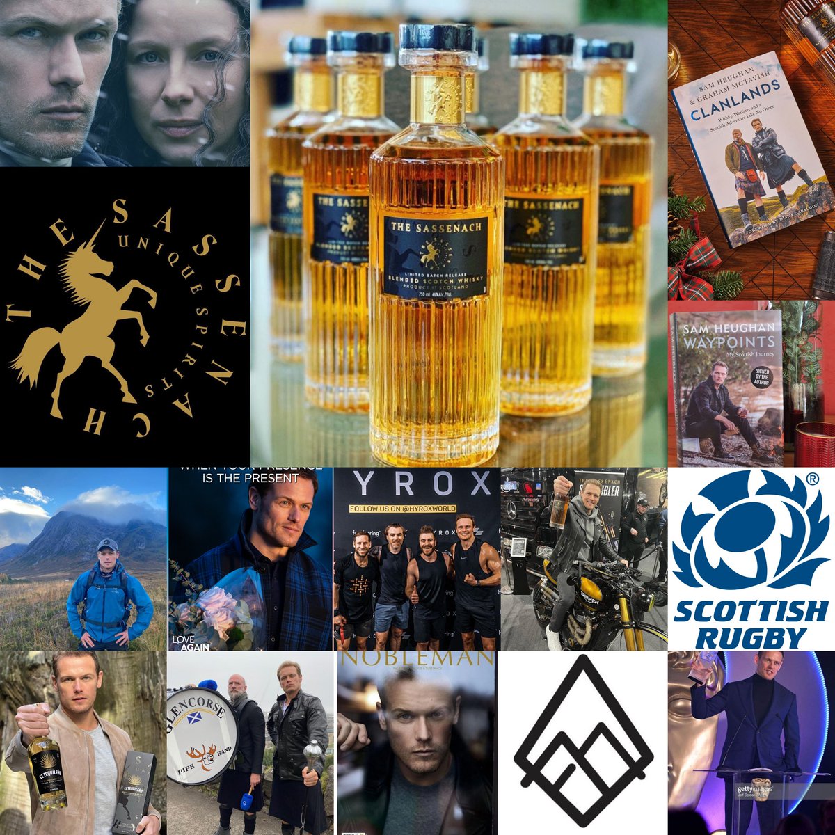 Your ambition and your talent have been a real success for you @SamHeughan....Very proud to follow you as a peaker @MyPeakChallenge... Your book #waypoints 📖 is a true jewel💎, very personal. Your whisky🥃 is coming soon. What is your next challenge ?💪🏋‍♀️🏍🏴󠁧󠁢󠁳󠁣󠁴󠁿💙🥃👕🥰