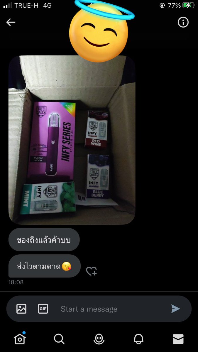 phx_tra's tweet photo. 🙏🏻กราบขอบคุณผู้มีอุปการะคุณ สายมู จัดINFYสีม่วงไปเสริมดวงสวยๆ🥰

✅ส่งไว ไว้ใจผมฮ่ะ
✅สูบแล้วเฮง ถ้าไม่เอาตังไปซื้อหัวพอตหมดก่อน🤣

#relx #หัวinfy #infy #relxthailand #relxราคาถูก #relxมือสอง #��อตrelx #หัวrelx #หัวใส #พอต #หัวพอต #น้ำยาพอต #พอตราคาถูก #พอตมือ2 #พอตพร้อมส่ง https://t.co/DeErworTYp