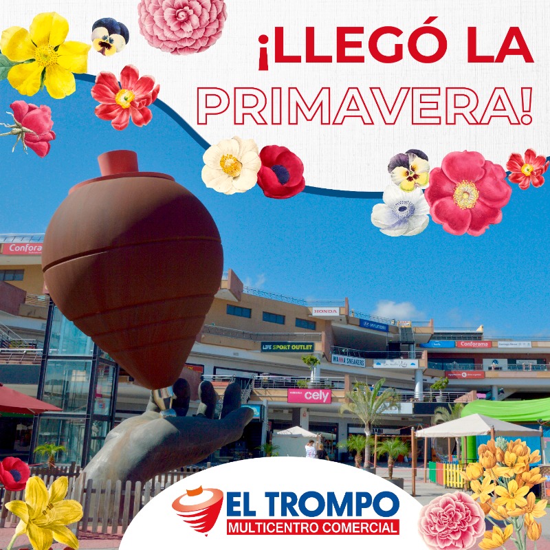 MCElTrompo's tweet photo. Hoy damos la bienvenida a la primavera, que estará con nosotros hasta el próximo 21 de junio 🌷

Visita El Multicentro Comercial El Trompo y descubre la nueva colección de primavera de nuestras tiendas 😍

#MCElTrompo #Primavera #ModaPrimavera https://t.co/L9ZHHDJq2y