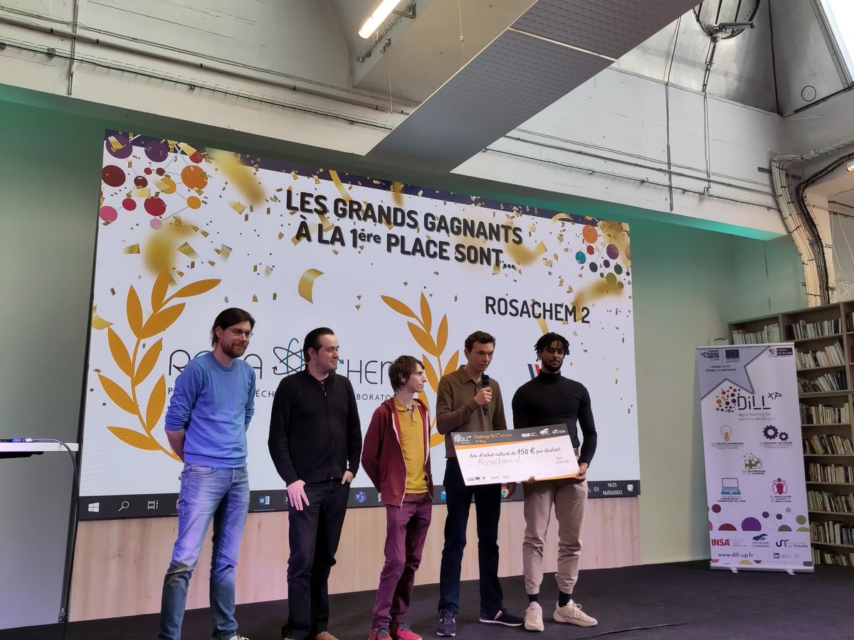 Et les 1er, vainqueurs de cette 5eme édition de DiLL, à l'unanimité du jury !