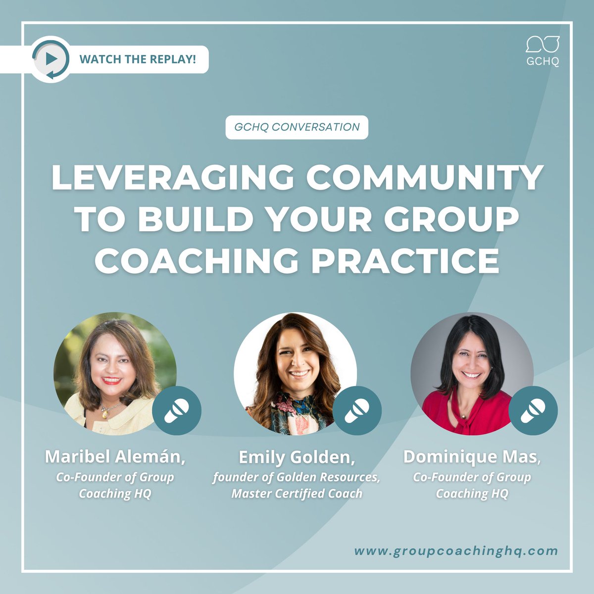 GroupCoachingHQ's tweet photo. How you show-up is everything! 

Build your community and gain new self-care practices so that you can be fully present to support and be connected to your group. Watch our previous conversation with Emily Golden!

📺: https://t.co/ElBL2wwByw https://t.co/1jP6C22MxS