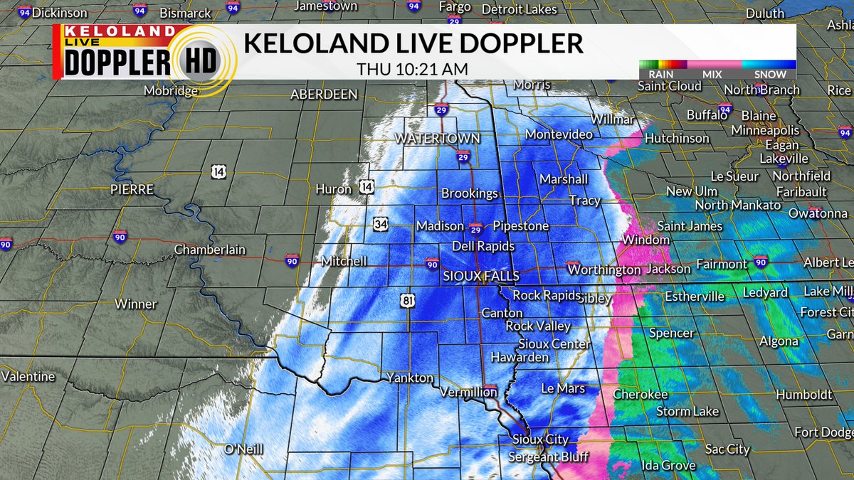 KELOLAND Weather on Twitter "Many in eastern South Dakota will see the