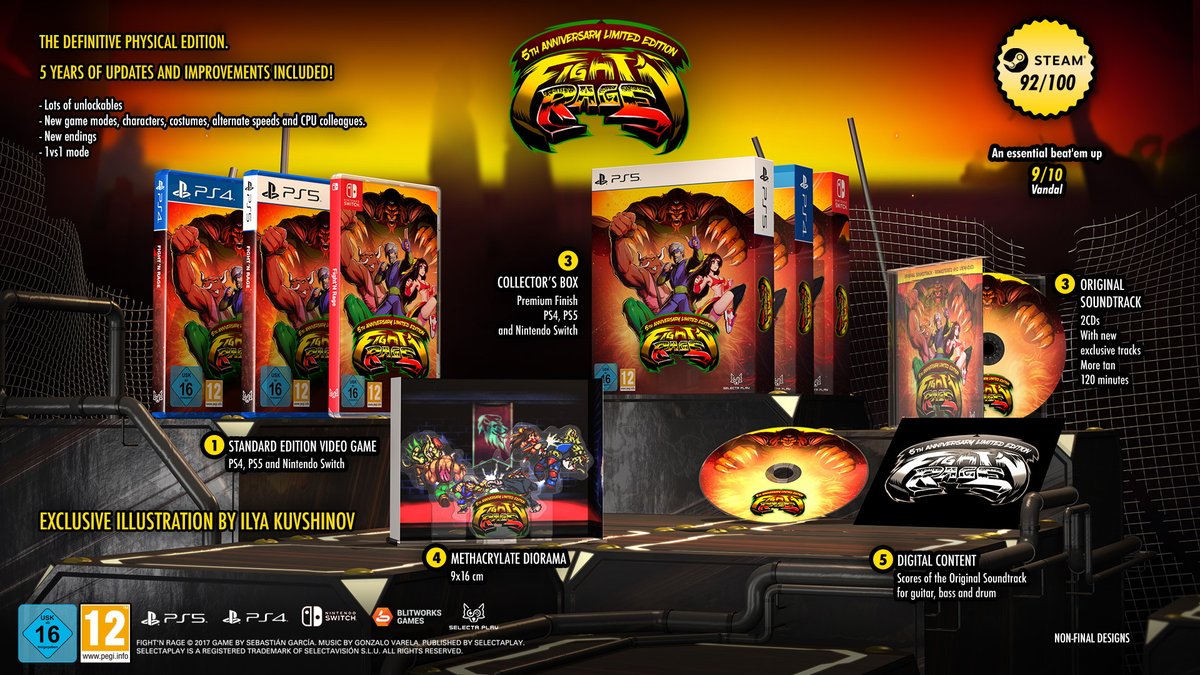 hamsterjoueur's tweet photo. Fight'n Rage édition limitée en préco chez amazon
Switch ➡️ https://t.co/o43LaixWCy
PS5 ➡️ https://t.co/xb9htjqwyK
PS4 ➡️ https://t.co/3Z2S2QYOFy

📦 contenu : jeu, diorama en acrylique, bande originale en 2 CD, bande originale en démat https://t.co/mqqDaHsHUS