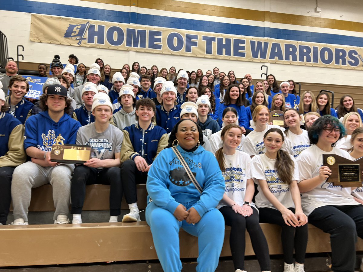 SchroederSports's tweet photo. And there is nothing like a full dose of @PrimetimeBall_ to make your day better!  Many Thanks for helping highlight our athletes, coaches and school!  (We will send the invite earlier next time 🥴) @SchroederHS https://t.co/2rlyuKDe26