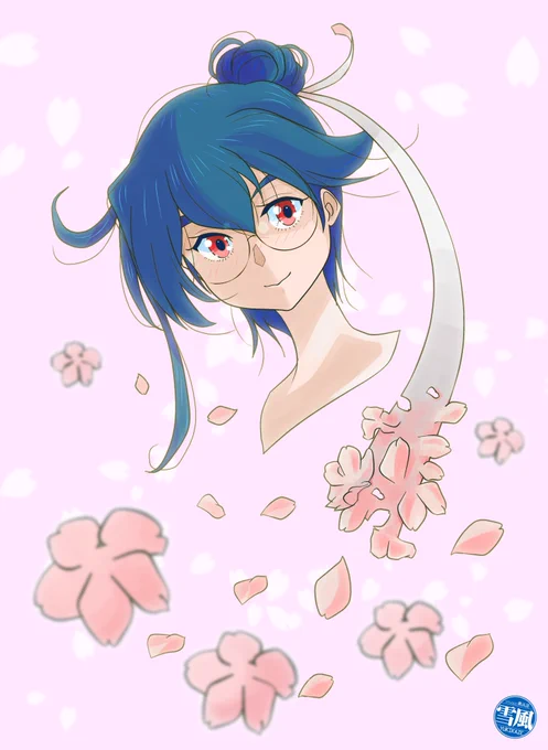 #桜の作品でTLにも桜を咲かせましょううむ……いつもの困った時の過去絵さんチームだ(゜∀゜) 
