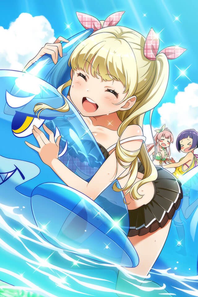 「【Tokyo 7th シスターズ】G+レアカード キョーコ サメのフロート GE」|古鉄@ニコ超両日行きますのイラスト