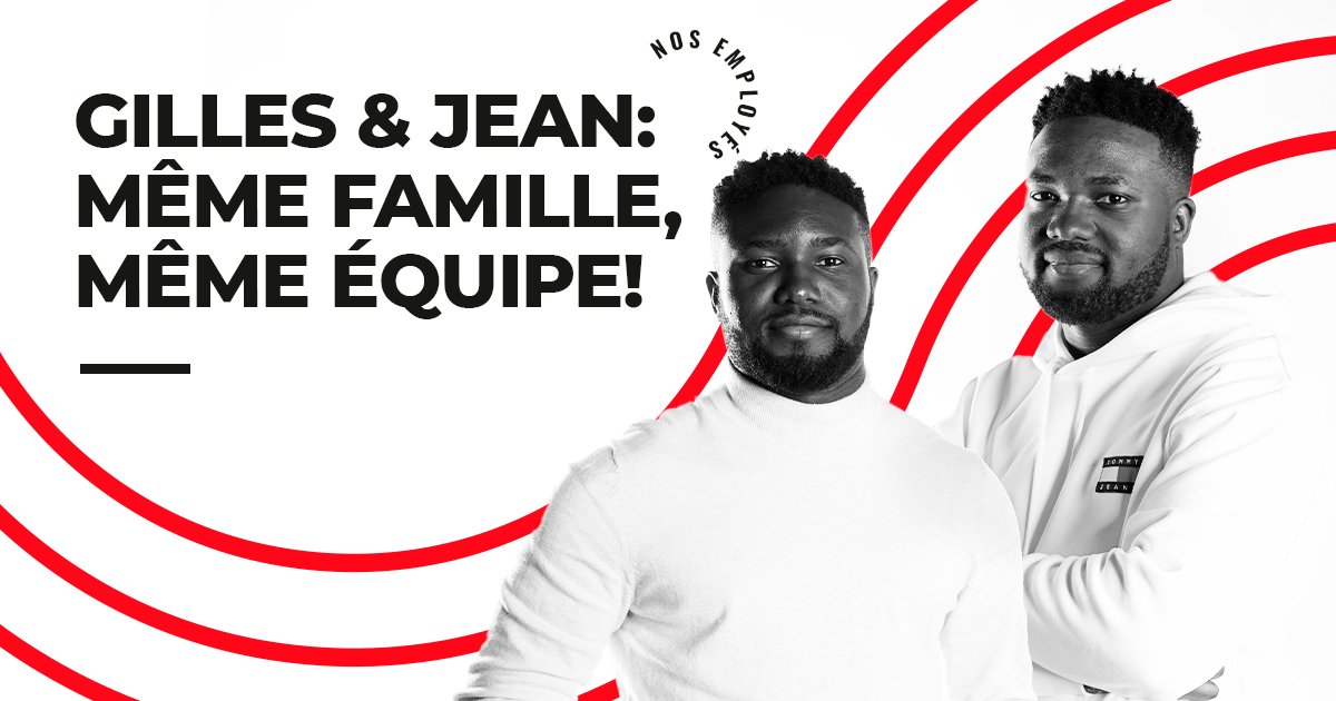 ✨ HISTOIRE DE FAMILLE ✨

Quel bonheur d'avoir accueilli Jean-Christ, le frère jumeau de Gilles-Christ récemment dans notre équipe. Arrivé directement de la France, il est venu occuper le même poste que son frère, celui d'acheteur média! 🤩

Merci d'être là!