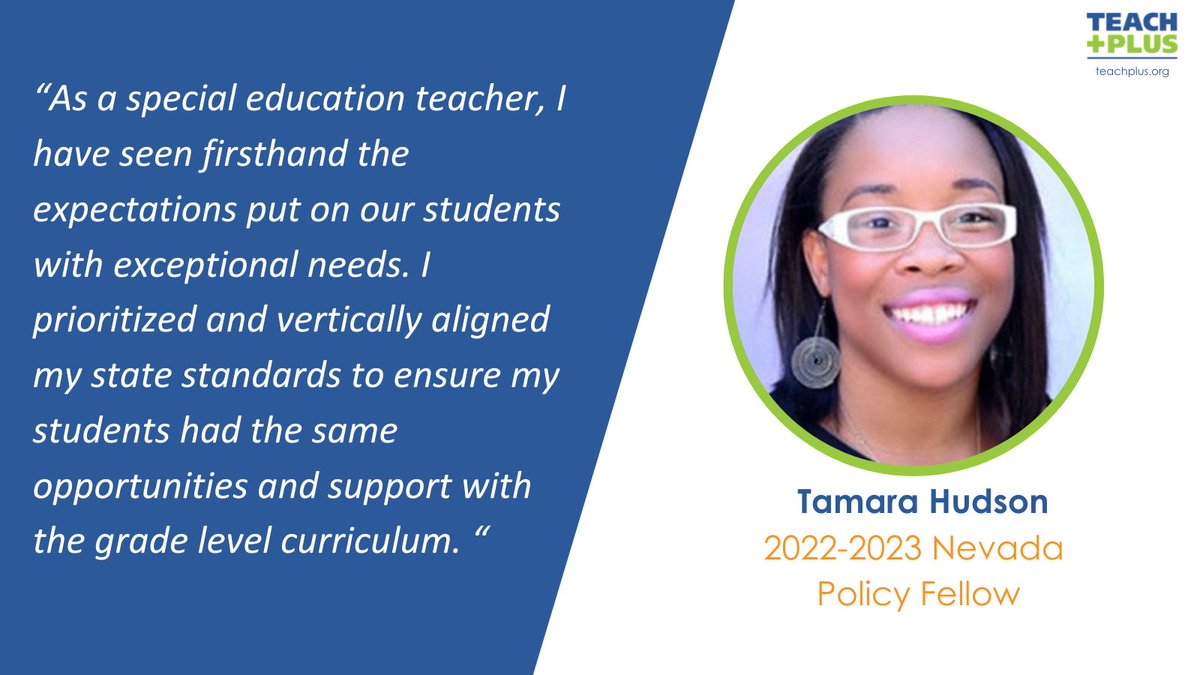 TeachPlusNV's tweet image. Happy Women&apos;s History Month! Meet one of our incredible teacher leaders: Tamara Hudson
#TeachPlus #TeacherLeader