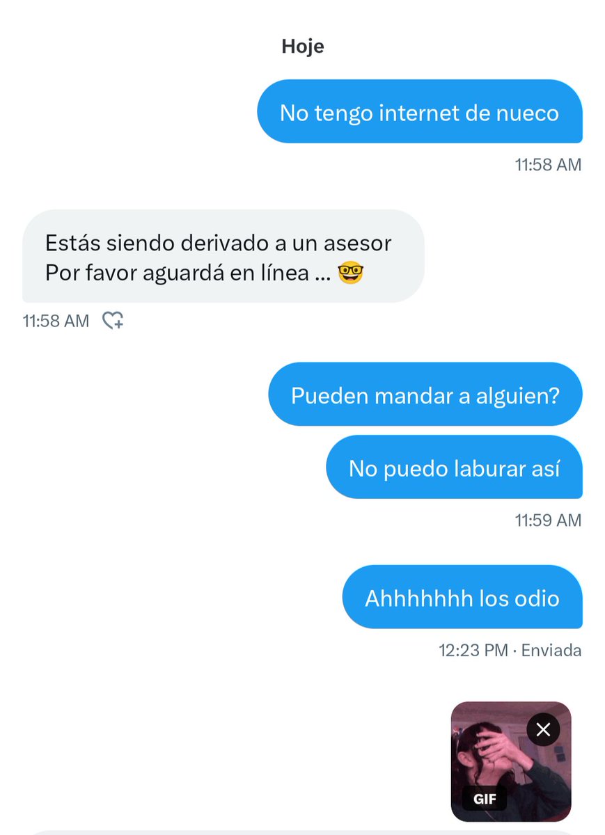 Me hice Twitter en 2016 para quejarme de  <a href="/PersonalFlow_At/">Personal Flow Ayuda</a> y años después, a pesar de ser #lapibadeseo y toda la parafernalia, sigo usándolo para lo mismo porque el servicio apesta 💜